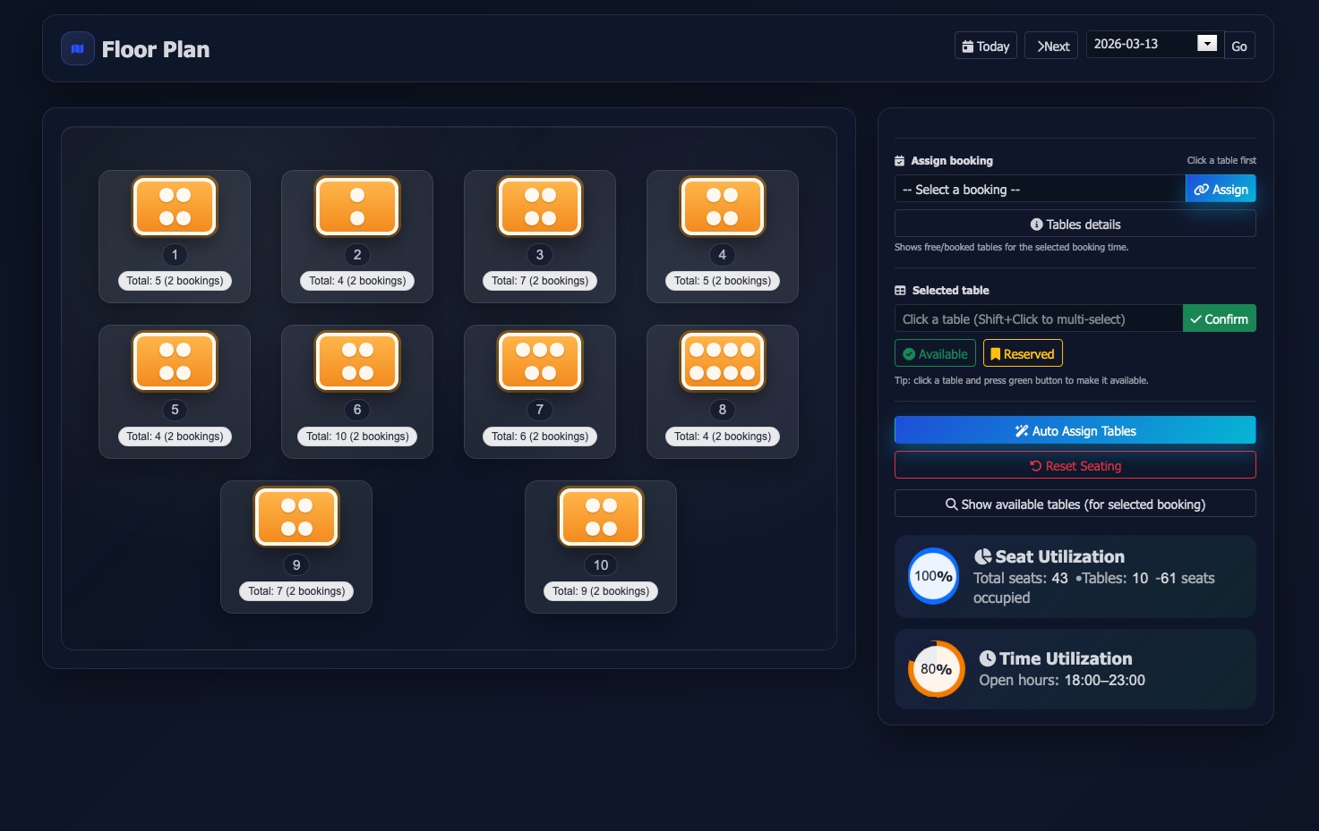 QuickTable — mynd 2